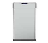 KITCHEN MOVE - Papelera de cocina (70 L, acero inoxidable, con flejado)