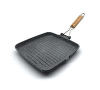 Kitchen Move, Parrilla de inducción de aluminio 26x26cm ONYX Negro