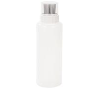 Kitchen Oil Dispenser Brush - Clear Body Design, Precision Liquid Flow, Detachable Silicone Bristles, Refillable Glass Holder | Frying Use, Baking Aid, Sauce Spreading, Household Meal Prep