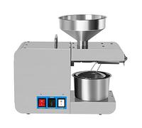 Kitchen Oil Press Machine, 800W Oil Press Machine Commercial Hot And Cold Oil Presser, Multifunctional Stainless Steel Oil Press, 304 Stainless Steel, Peanut Sunflower Walnut Beans Sesame Seeds, LJJ