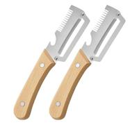 Kitchen Peeler Set - Multi Functional Vegetable Shredder, Carrot Slicer Tool, Stainless Steel Peeling Utensil | Salad Preparation Equipment, Daily Cooking Essential, Picnic Camping Travel Meal Prep Co