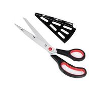Kitchen Pizza Scissors Sharp Blades Pizza Cutter with Pizza Server Stainless Steel Pizza Scissors / Pizza Knife - Red
