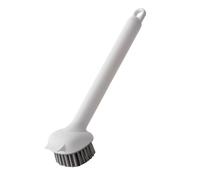 Kitchen Scrub Brush - 360 Degree Rotatable Pot Long Handle, Dishwashing Scrubber for Sink Pan Skillet, Stove Grout Tile Bathroom Shower, Toilet Tub Home Cleaning, Multi-Purpose Dish Scrubber
