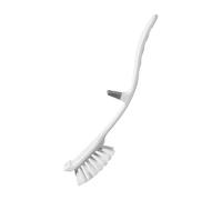 Kitchen Scrub Brush, Long Handle Dish Cleaner, 26.5cm Pot Scrubber: PP Stiff Bristle Brush for Dishes, Pans, Stove, Sink, and Shower, Tough on Grease and Grime, Comfortable Non-Slip Grip