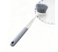 Kitchen Scrub Brush, Sink Scrubbing Brush, 2,56 x 2,56 pulgadas Hard Bristles Dishwasher Safe, with Heavy Duty Scraper Edge, Cleaning Tool for Grease Stains Removal, Dish Wand for Pans Pot Home