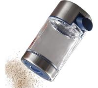 Kitchen Seasoning Shake, Glass Salt Shaker, Pepper Dispenser, 11,5 x 5,5 cm, Sturdy Sal y Pepper Dispenser con fácil de usar contenedor de vidrio para cocina y cena, azul y morado