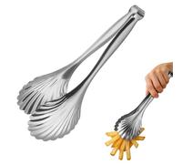 Kitchen Serving Tongs,Stainless Steel Grilling Steak Utensils - Salad Prep Tongs,for Home Dining Room Restaurant Garden Barbecue Picnic Camping Farmhouse