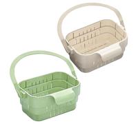 Kitchen Sink Drain Basket - PP, Foldable Food Waste Filter With Handle