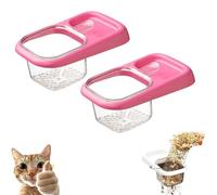 Kitchen Sink Hanging Strainer with Suction Cup, Kitchen Suction Cup Sink Strainer Hanging Sinks Food Catcher, Kitchens Gadgetstrainer (2pcs Rose Pink)