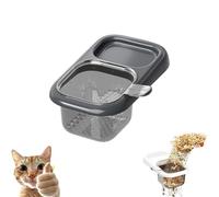 Kitchen Sink Hanging Strainer with Suction Cup, Kitchen Suction Cup Sink Strainer Hanging Sinks Food Catcher, Kitchens Gadgetstrainer (Gray)