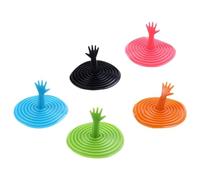 Kitchen Sink Plug - Blue Soft Silicone Small Palm Suction Cover, Fast Anti Clogging Stopper, Easy Water Drain Catcher, Keep Your Wash Basin Very Clean | Excellent Accessory For Home Washing Tasks