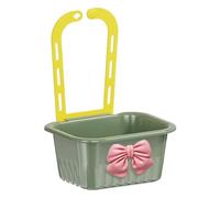 Kitchen Sink Strainer Basket - PVC 19.5x14x11.8cm | Sink Food Waste Filter Basket For Kitchen, Dishcloth Holder For Peelings Leftovers Vegetables Fruits Washing Storage Drain Organizer Use