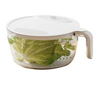 Kitchen Sink Strainer, Purpose Washing Basket, Vegetable Fruit Organizer, Easy Clean Lid Strainer, Rice Prep Tool Cooking Accessory, for Kitchen Storage Countertop Home