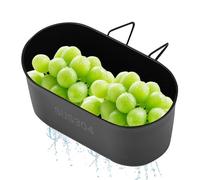 Kitchen Sink Strainer, Stainless Steel Corner Filter Basket, Hangable Colander for Easy Drening, Sturdy Compact Sink Accessory for Washing Vegetables, Frutas y Utensils