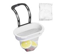 Kitchen Sink Strainer - Waste Catching Net | Garbage Filter Tool for Tea Peelings, Fabric Meal Scraps Collector, Mesh Bag Set for Clogging Prevention, Sink Drain Accessory for Home Cook