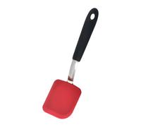 Kitchen Spatulas Heat Resistant - 9.45 Inch Cooking Baking Flipping Tool | Silicone Stainless Steel Turner - 73g Ergonomic Handle Easy Clean Dishwasher Safe Perfect for Pancakes Eggs