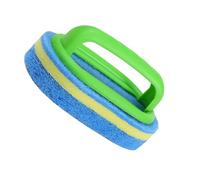 Kitchen Sponge Handle - Shower Sponge Cleaner | 16x9.5x7.5cm PP Material with Textured, Lightweight Foam Pad with Secure Grip for Swimming Pool Bathtub, Home Cleaning Accessory