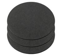 Kitchen Steel Scrubber Pads - 3 Pack Non Scratch Dish Cleaning Cloth, 13x13x0.1 Cm Round Stainless Steel Scouring Sponge, Rust Proof Cleaning Tool With Strong Grip Design | For Cookware Oven Grill Pot