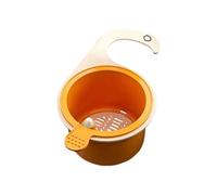 Kitchen Strainers, Corner Sink Trash Catcher 7.87x3.94x3.94in, Faucet Hangable Food Waste Holder for Farmhouse Restaurant RV Camping Garbage Disposal Drain Filter Organizer