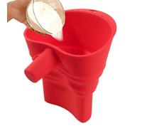 Kitchen Sugar Funnel - Silicone Tool for Precise Transfer | Portable Foldable Funnel with Spill Prevention Feature, Easy Grip & Quick Cleanup for Baking Cooking Lovers Home Cooks Dessert