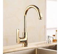 Kitchen Taps Sink Mixer Tap Hot and Cold Mixer Kitchen Sink Faucet 360 Degree Swivel Single Handle countertop Installation Faucet (Color : Rose Gold)