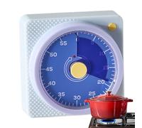 Kitchen Timer | 60-Minute Quiet Magnetic Visual Countdown | Digital Timer | for Teacher Cooking Brushing Shower School Home Homeschool Fridge Workout