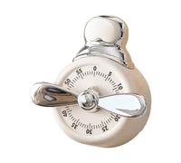 Kitchen Timer, 9,7 x 10,4 x 6,7 cm No Batteries Required Countdown Clock | Clear Audio Manual Countdown Timer With Loud Alarm - For Cooking Baking Home Office Classroom Kids Adults Teachers Oven