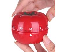 Kitchen Timer - ABS 5,5 x 7,2 cm, Visual Timer, Mechanical Timers | Loud Alarm, Cooking Timers For Home, Office, Apartment, Classroom, Baking, Grilling, Study, Work, Time Management