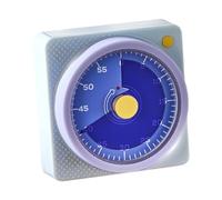 Kitchen Timer - Chef Cooking Timer | Time Management Tool, 60-Minute Silent Magnetic Mechanical Reminder | Cook Timers | For Teacher Cooking Brushing Shower School Home Homeschool Fridge Workout