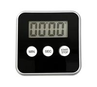 Kitchen Timer, Magnetic Alarm, 3.15x3.15 Inches, Digital Display, Loud, Compact Clock, LCD Screen, Countdown, Small Device, Study Aid, for Baking Helper, Meeting Reminder
