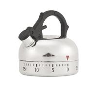 Kitchen Timer - Tea Pot Timers | Classroom Timer For Kids Study & Cooking, 1-Pack ABS Manual Countdown Timing Tool No Batteries Required For Baking Fitness Exercise Training Reading Home Desk