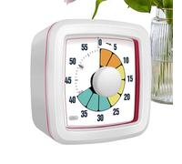 Kitchen Timer Visual Cooking Time Management - Stewing Countdown Assistant Focus Portions | Stainless Steel Silicone LCD Screen Rotary Knob Alarm Beep Mode Multi Colocation Home Bakery Office