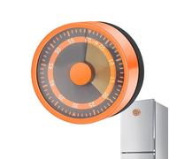 Kitchen Timers, 1.38-Inches Stainless Steel Timer Clock for Loud Alarm, Chef Cooking Countdown Clock with Refrigerator Study Classroom Seniors Kids Baking Meal Prep Office Home Daily Use