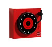 Kitchen Timers For Cooking - Magnetic Timing Tool Record Player Shape, Turntable Countdown Clock, Exercise Timer | Retro Melody Chronometer For Kids Seniors Students Elderly Moms Chefs Kitchen