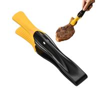 Kitchen Tongs For Cooking - Heat Resistant Silicone Tongs, Duckbill Mouth Design, Non Slip Grip, Durable Meat Spatula, Multi Purpose Tool | Barbecue Frying BBQ Utensil For Grilling Outdoor Indoor Cook