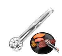 Kitchen Tongs, Stainless Steel Grilling Tongs, Heat Resistant Heavy Duty Locking Clamp for Cooking BBQ, 12 Inch Food with Non Slip Grip, Sturdy Metal Serving Utensil, Multi Purpose Kitchen Tool