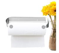 Kitchen Towel Holder, Under Cabinet Rack, Paper Towel Dispenser, Wall Mount Towel Rack, 34.5x6x10 cm, Sturdy Under Cabinet Paper Towel Rack for Kitchen, Home, Cafe, and Restaurant