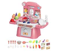 Kitchen Toys, Cooking Set Play Accessories, 24 piezas Educational Pretend Set, Portable and Easy to Store for Preschool Learning, Kids, Christmas, Birthday, 13,58 x 11,81 x 6,5 pulgadas