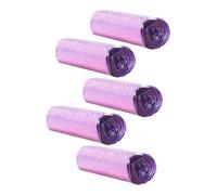 Kitchen Trash Bags | 5 Rolls Drawstring Waste Pouch | Houseehold Trash Bags,for Baathroom Kitchen Yard Lawn Office Garage Home Study Rooms