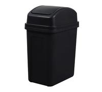 Kitchen Trash Bin with Swing Lid, Simple Style Household Rubbish Basket for Home, Bedroom, Living Room, or Office, Compact Waste Storage Container, Easy Cleanup Trash Can, Durable Indoor Use