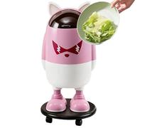 Kitchen Trash Can, Large Capacity Bin, Anti Tip Lid Design, Odor Containment System for Bathroom Bedroom Living Room Apartment Farmhouse Hotel Rv Camping Road Trip Waste Storage Disposal Use 24.6 Inch