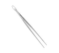 Kitchen Tweezer Tongs - 12 Inches Long Grilling Tongs | Stainless Steel Serving Tong, Non-Slip Food Grabber for BBQ, Buffet, Salad, Seafood, Pasta, and Party