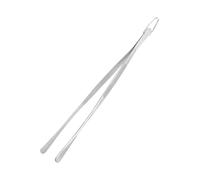 Kitchen Tweezer Tongs - Food Serving Grabber for Cooking and Grilling | Stainless Steel with Silicone Tips, Long Precision Tongs, Buffet Barbecue Party for Seafood Salad Pasta Snack Handling