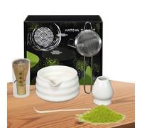Kitchen Utensils & Gadgets - Natural Safe 5 Pieces Matcha Set | Sturdy Matcha Kit for Matcha Lovers Novices Home Field Kitchen Dining Room Family