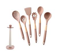 Kitchen Utensils Set - 7 Piece Silicone Cooking Tools, High Temperature Resistant, Nonstick Friendly Design | Durable Food Grade Accessories For Everyday Cooking, Suitable For Home Kitchen Farmhouse