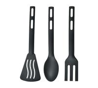 Kitchen Utensils Set - Nylon Non Stick Cooking Tools | Spatulas, Spoons & Turners with Comfortable Handles, Cookware Accessories for Camping, Hiking, Outdoor Cooking, Home Kitchen