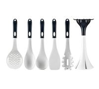 Kitchen Utensils, Spatulas Set, Comfortable Grip Color Coded Rust Proof Reusable Set Ergonomic Shape Seamless Design, Gadgets Tools Silicone 6pcs for Mixing, Scraping, Cooking, Baking