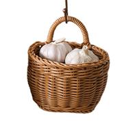 Kitchen Wall Mount Basket, Ginger and Garlic Flower Basket, Large Capacity Organizer, Versatile Storage Tool, Perfect for Gardens, Hallways, Home, , Weddings