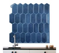 Kitchen Wall Wrap - Adhesive Tile Sheets, 12x12 Inch Stick On Wallpaper for Living Room Ceiling, Vinyl Countertop Overlay with Easy Installation, Interior Design, Cupboard Cover for Bath and Bedroom