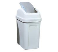 Kitchen Waste Bin - Waste Bins, 34x25x17cm Trash Bin for Bathroom, Junk Storage Bucket with Moveable Lid, Household Trash Cans, Rubbish Bins for Home Bedroom, Workplace, Living Room Kitchen